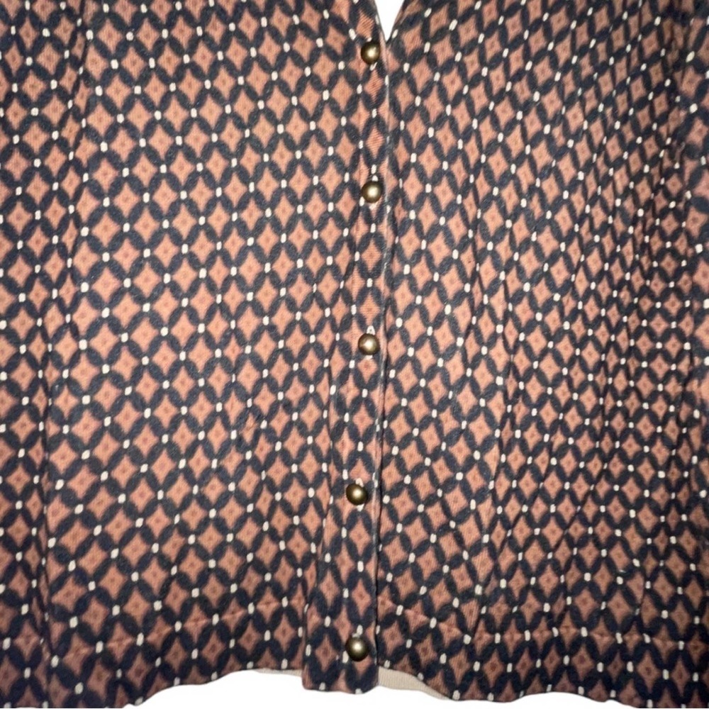 Charter Club color blocked button down v-neck cardigan - Picture 3 of 5